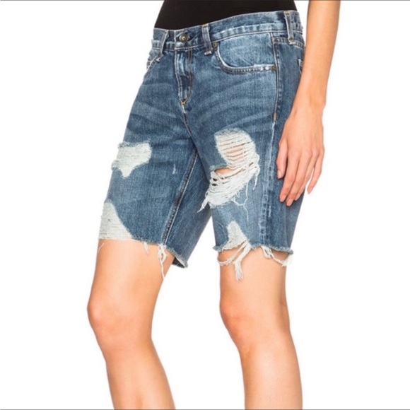rag & bone Pants - Rag & Bone | Jean Walking Shorts Cooper Wash 28